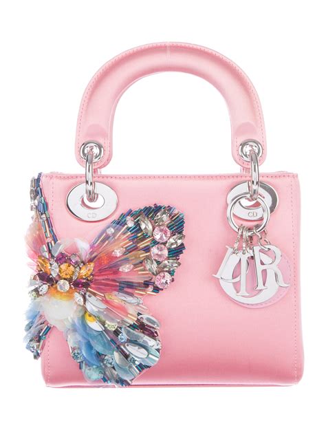 pink lady dior bag|lady dior embroidered bag.